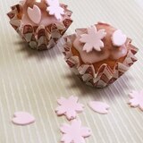 春色＊桜のカップケーキ
